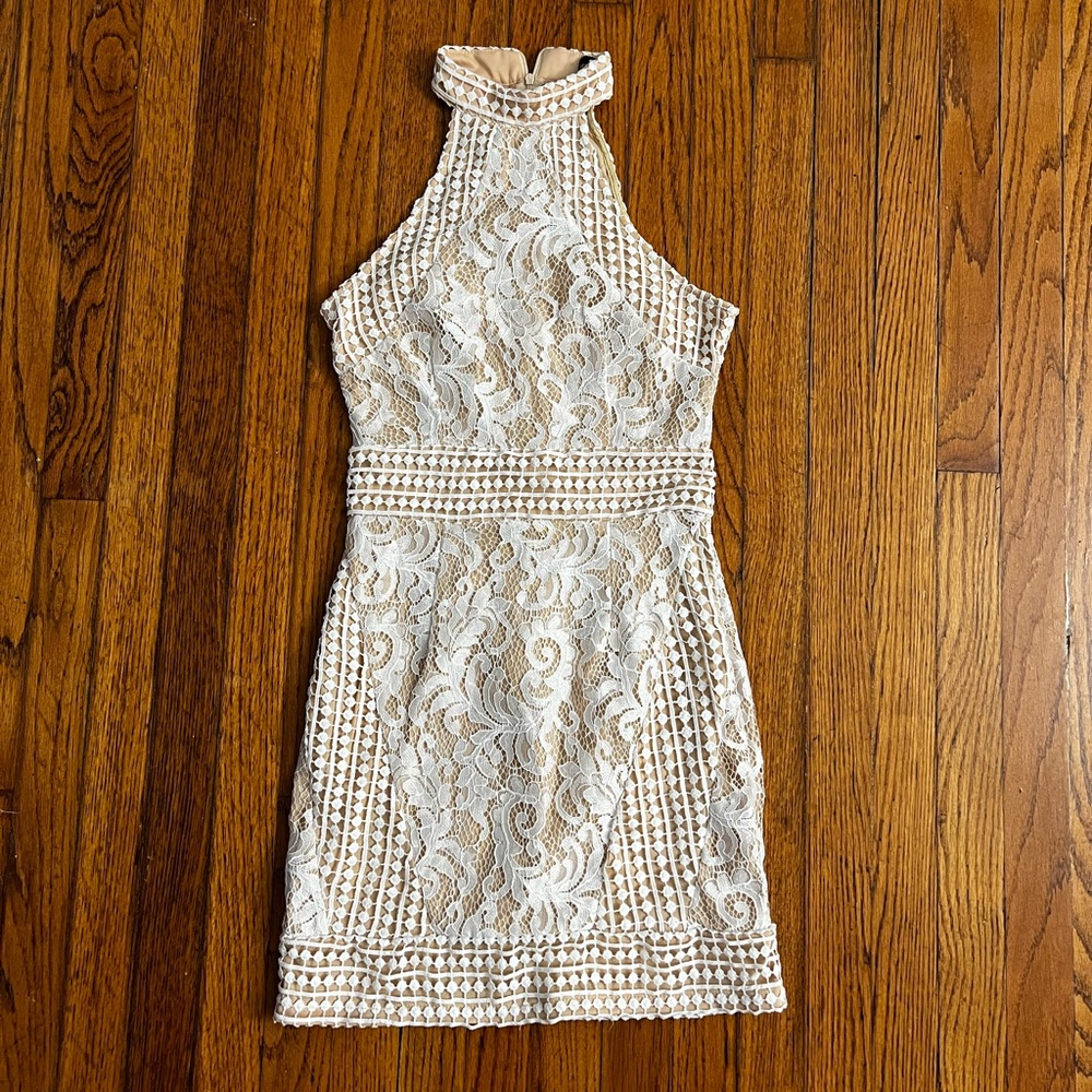 PrettyLittleThing White Bodycon Dress